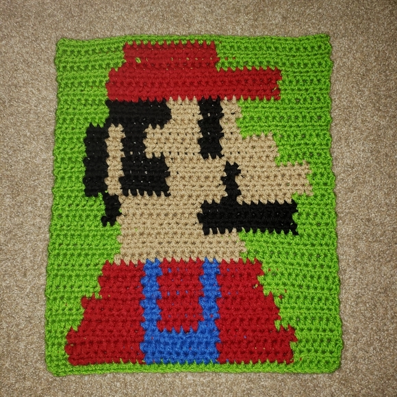 Crochet peppermint swirl blanket - Picture 8 of 11